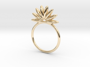 Demi Flower Ring in 14K Yellow Gold