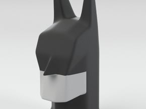 Batman head bust sculpture in Full Color Sandstone