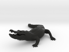 FULL ALLIGATOR in Black Natural Versatile Plastic