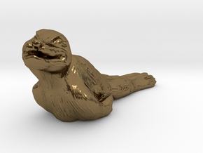 Baby Seal in Polished Bronze
