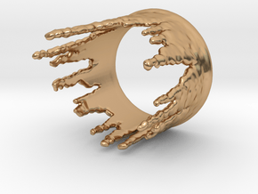 Ring Melting No.3 in Polished Bronze