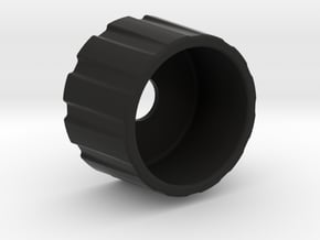 Button Guard - Knitter Button - 6mm Shaft in Black Natural Versatile Plastic