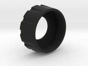 Button Guard - Momentary - 1/2" or 12mm shaft in Black Natural Versatile Plastic