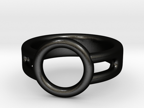 Ring Holder in Matte Black Steel