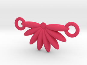 Demi Flower Pendant  in Pink Processed Versatile Plastic