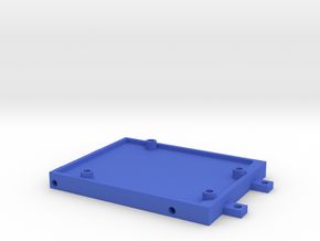 Arduino mounting-plate in Blue Processed Versatile Plastic