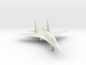 SU-27 version 2 in White Natural Versatile Plastic