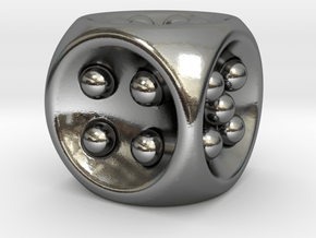 Gravity D6 in Polished Silver