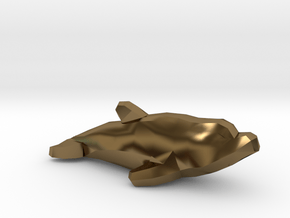 Dolphin in Polished Bronze