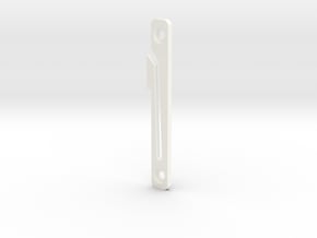 Kylo Ren: Lightsaber Belt Clip (Saber Side) in White Processed Versatile Plastic