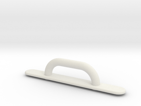 Kayak Deck Loop Fitting in White Natural Versatile Plastic