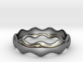 Bracciale Onda in Fine Detail Polished Silver