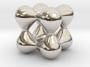 0191 F(x,y,z)=0 Blobs in Rhodium Plated Brass