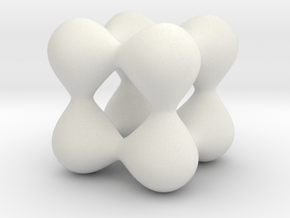 0191 F(x,y,z)=0 Blobs in White Natural Versatile Plastic