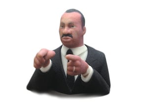Martin Luther King Figurine  in Full Color Sandstone
