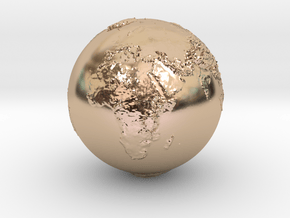 Earth Relief in 14k Rose Gold