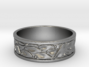 Laurel Wreath Ring in Natural Silver