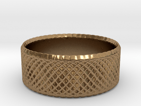 0194 Lissajous Figure Ring (Size0, 11.6mm) #005 in Natural Brass