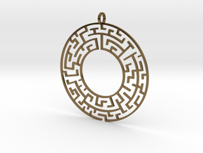 Maze in Polished Bronze