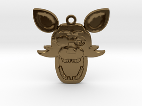 Five Nights at Freddy's Foxy Pendant in Polished Bronze