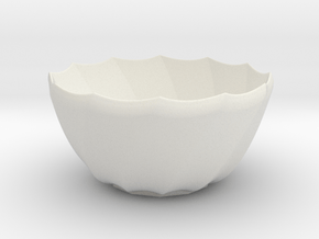 0200 Pieces of Porcelain (d=10cm,h=5cm) #002 in White Natural Versatile Plastic