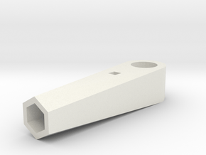 Pencil Horn for TowerPro Micro Servo in White Natural Versatile Plastic