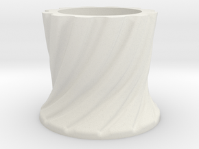 RadarTower - Plinth2 in White Natural Versatile Plastic