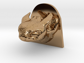 Dragon Head in Polished Brass