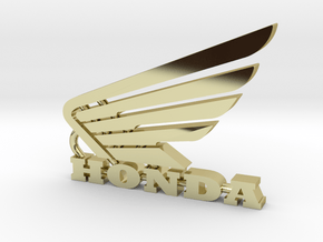 Honda Keychain Pendant  in 18k Gold Plated Brass