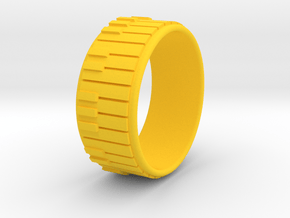 Piano Ring - US Size 09.75 in Yellow Processed Versatile Plastic
