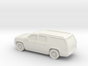 1/87 2012 GMC Yukon in White Natural Versatile Plastic