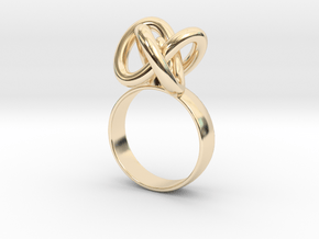 Infinity ring in 14K Yellow Gold