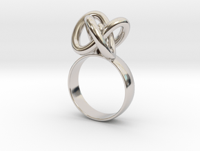 Infinity ring in Platinum