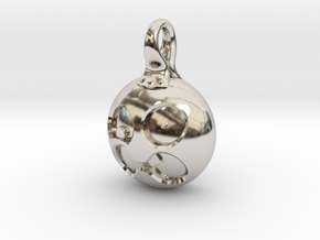 Sneezy in Rhodium Plated Brass