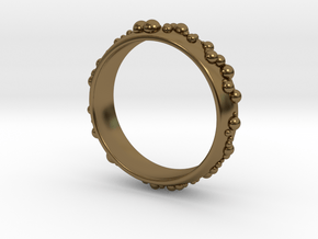 thousand fields Ring in Polished Bronze