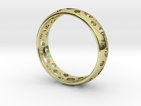 Symbol Ring in 18k Gold Plated Brass