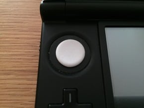 3DStick (3DS Circle Pad) in White Processed Versatile Plastic