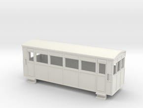 009 Drewry 4w railcar in White Natural Versatile Plastic