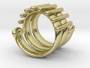 Snake Ring in 18k Gold Plated Brass