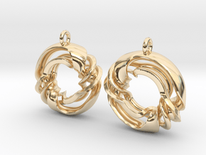 Fantasy-02-Earrings in 14k Gold Plated Brass