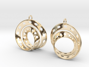 Fantasy-6-EarRings in 14k Gold Plated Brass