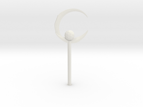 Sailor Moon Crescent Moon Wand in White Natural Versatile Plastic