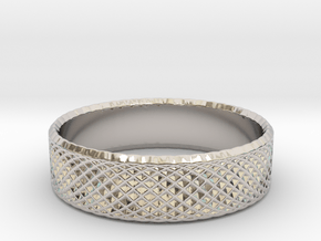 0212 Lissajous Figure Ring (Size6, 16.5mm) #017 in Platinum
