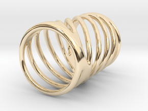 Ring of Rings No.7 in 14k Gold Plated Brass