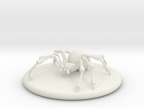 Large Spider in White Natural Versatile Plastic