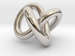 Necklace Infinity in Rhodium Plated Brass