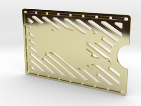 Card Wallet - Dog in 18k Gold