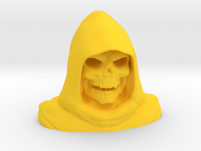 Grim Reaper Bust in Yellow Processed Versatile Plastic