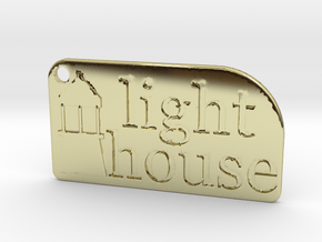Light House Key Chain in 18k Gold
