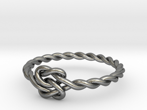 True Lover's Knot Ring - Size 6 1/2 in Polished Silver